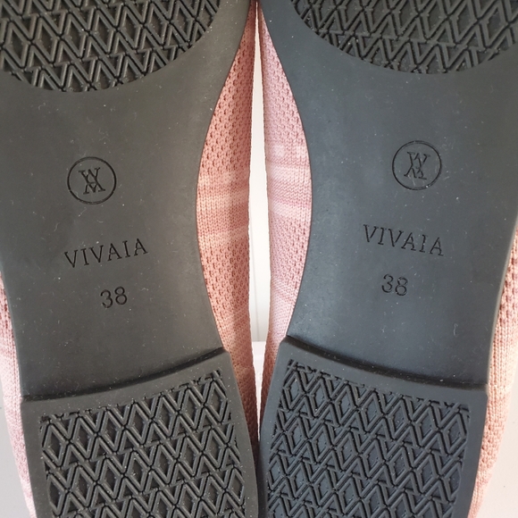 Vivaia Womens Elly Flats Loafers Ballet Shoes Size 38 US 7 Pink - Picture 8 of 10
